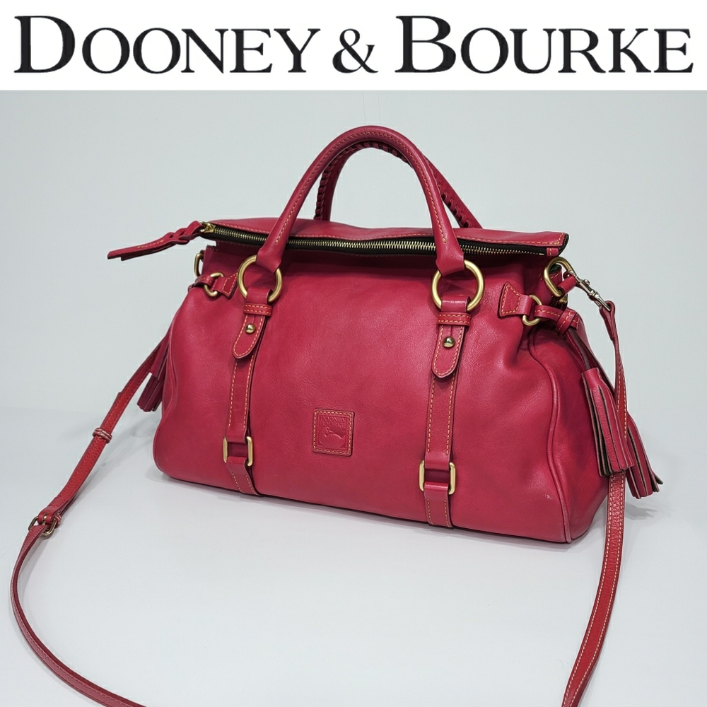 Dooney & Bourke Florentine Medium Raspberry Bag